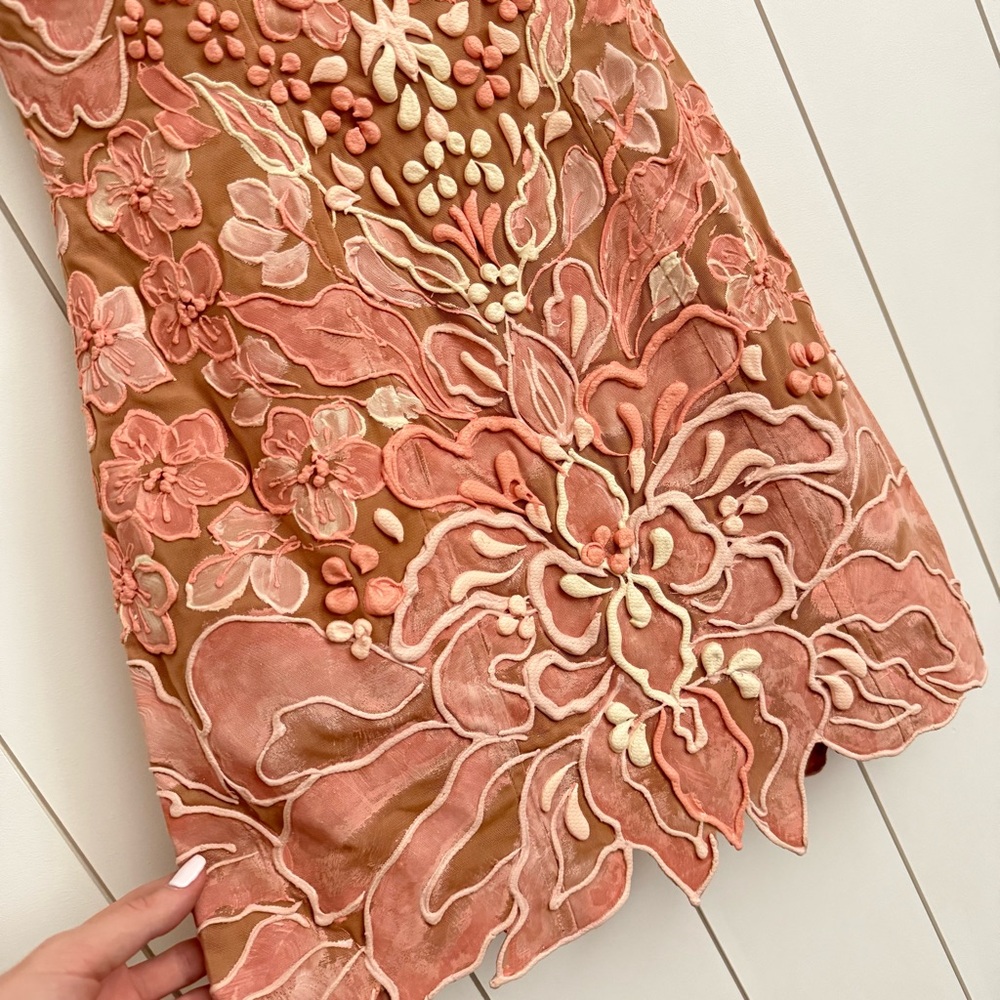 Ema Savahl Pink Floral Corset Mini Dress - Picture 3 of 12